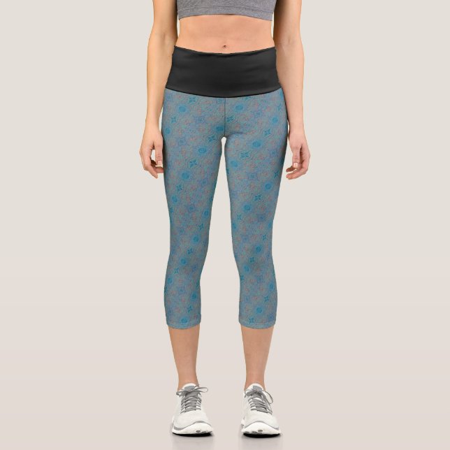 Leggings Capri Textura #46 de obra Amanecer (Recto)