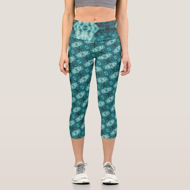 Leggings Capri Textura #6 de la obra Cerezas (Recto)