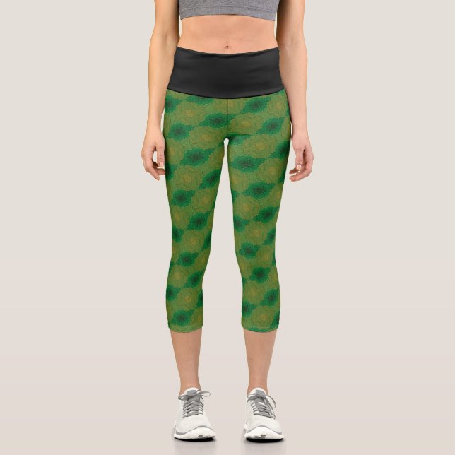 Leggings Capri Textura #70 de la obra Nuit (Recto)