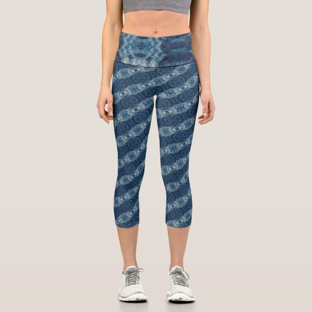 Leggings Capri Textura #7 de la obra Cerezas (Recto)