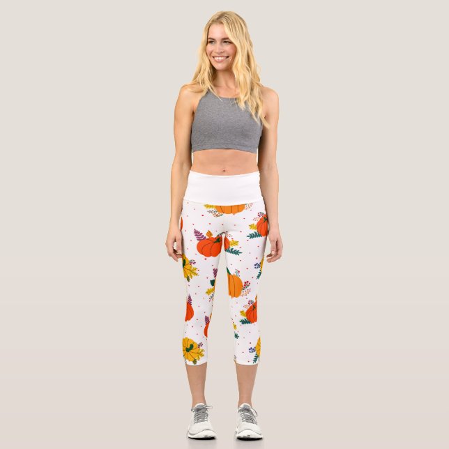 Leggings Capri Thanksgiving Meme | Toutes Les Heures, C'Est De La (Recto)