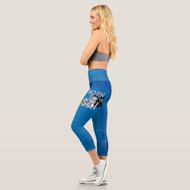Leggings Capri TOP Born to Ski (Gauche)