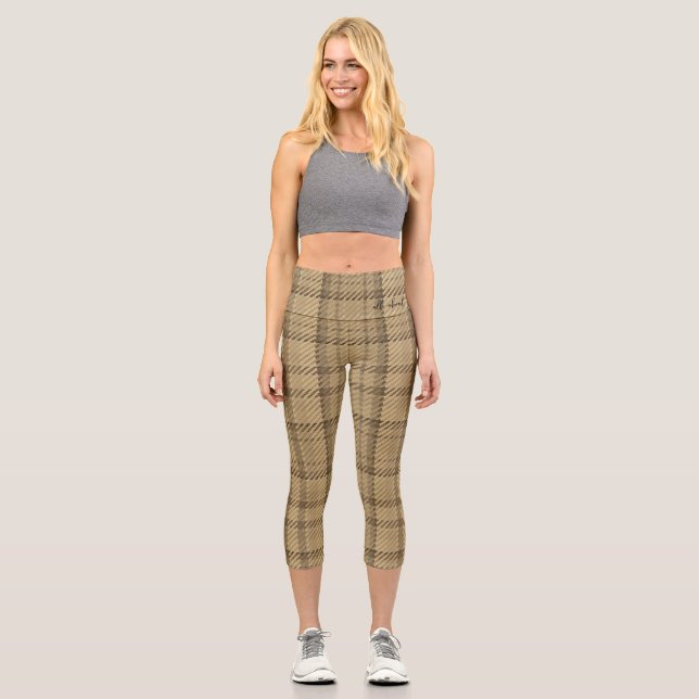 Leggings Capri TOUT SUR VOUS - Plaid Capri Legging (Recto)