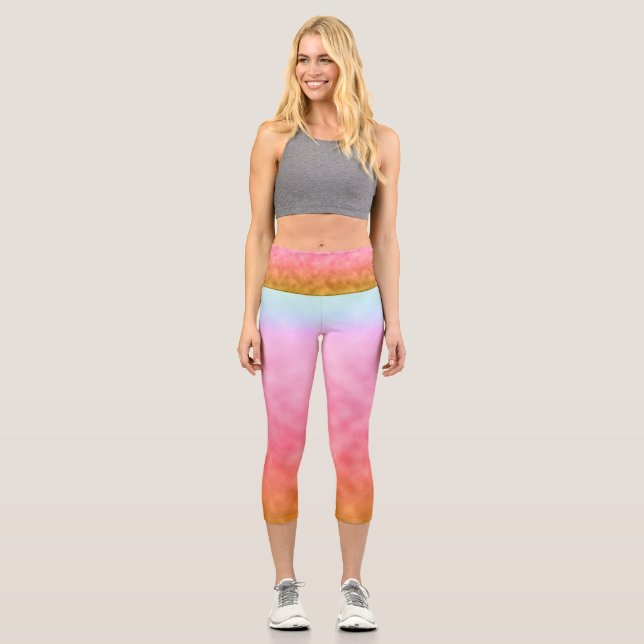 Leggings Capri Traversée Pastel (Recto)