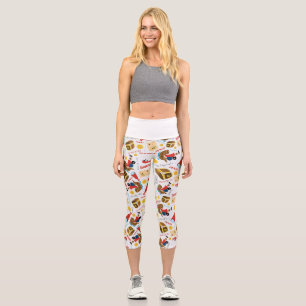 Leggings Capri Trésor du jolly roger pirate
