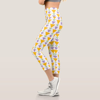 Leggings Capri Triangle Géométrique Audacieux
