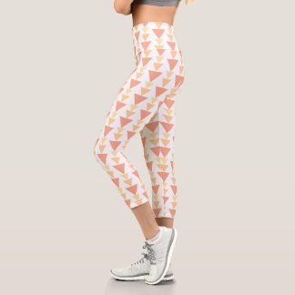 Leggings Capri Triangle Géométrique Coloré et Audacieux