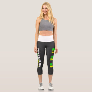 Leggings Capri Triathlon Transcendance : Baignade, Vélo, Réussite
