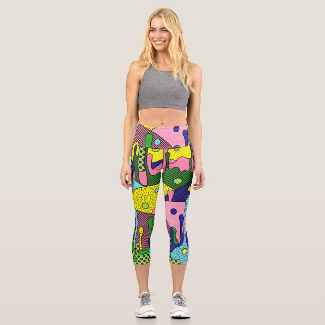 Leggings Capri Trippy Drippy (Recto)