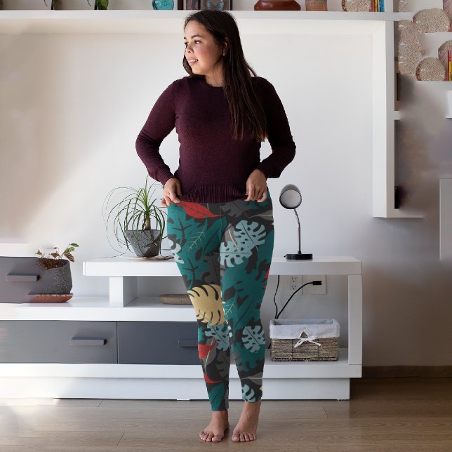 Leggings Capri Tropical foncé (Créateur téléchargé)
