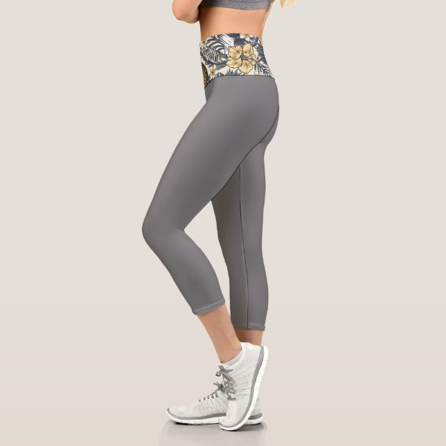 Leggings Capri Tropiques d'ananas (Gauche)
