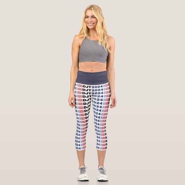 Leggings Capri Trump 2024 DJT (Recto)