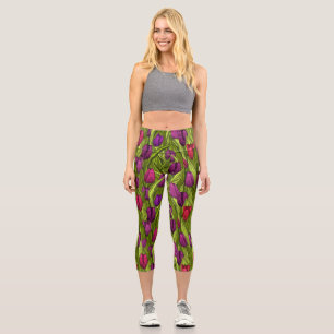 Leggings Capri Tulipes