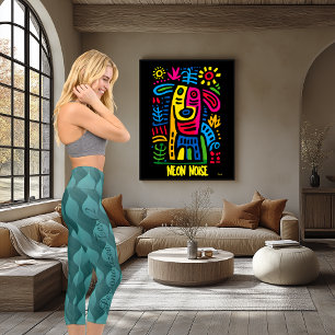 Leggings Capri Turquoise Energy Flow – Vêtement Actif à Feuille d