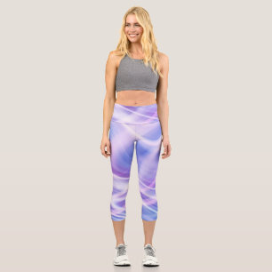 Leggings Capri Un brouillard pastel mystique