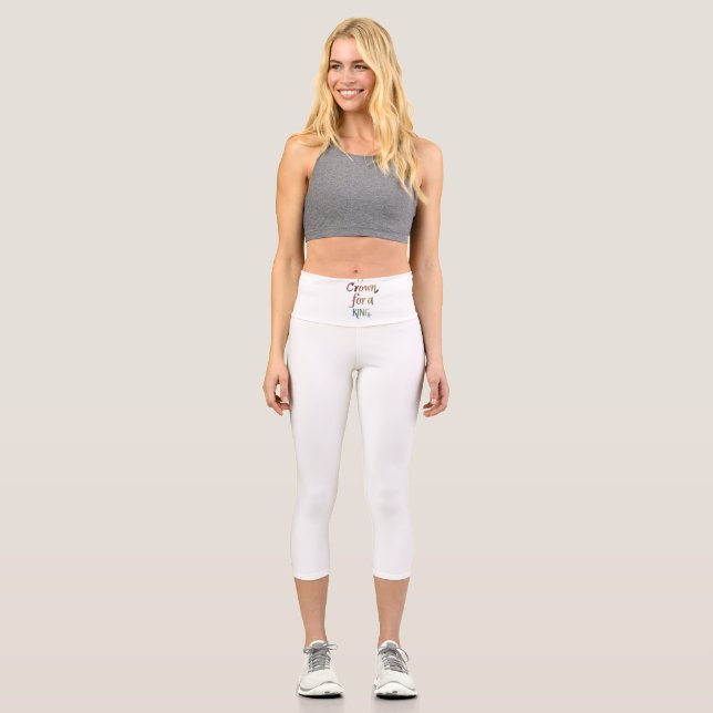 Leggings Capri Une couronne pour un roi (Recto)
