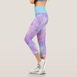 Leggings Capri Une galaxie de sirènes Série Design 11