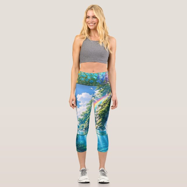 Leggings Capri Une mélodie rafraîchissante 032 (Recto)