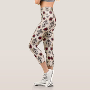 Leggings Capri Une série Black Widow Design #25