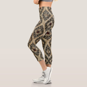 Leggings Capri Une série Black Widow Design #29
