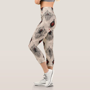 Leggings Capri Une série Black Widow Design #7