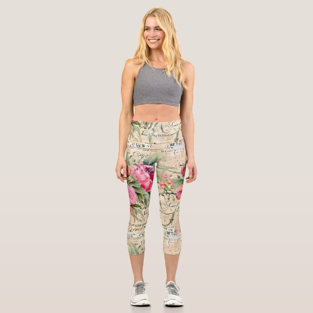 Leggings Capri Une série de design éphémère français 26 (Recto)