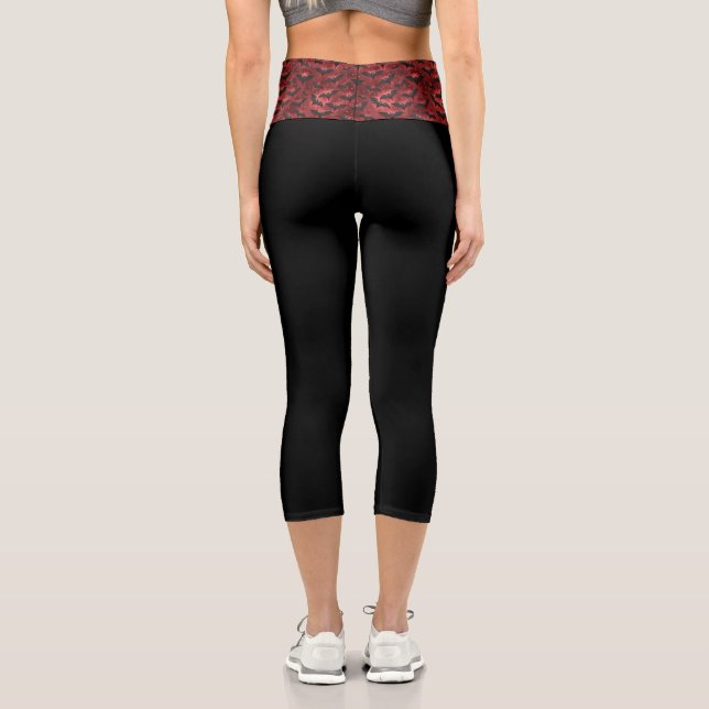 Leggings Capri Une série Vampire-ish 12 (Verso)