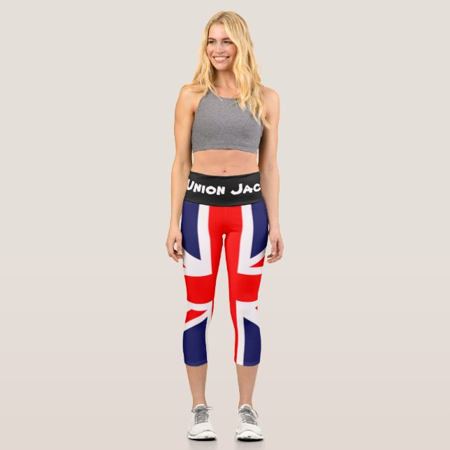 Leggings Capri Union Jack Pantalon de yoga (Recto)