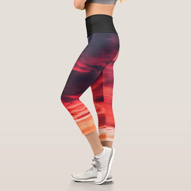 Leggings Capri vague féline (Gauche)