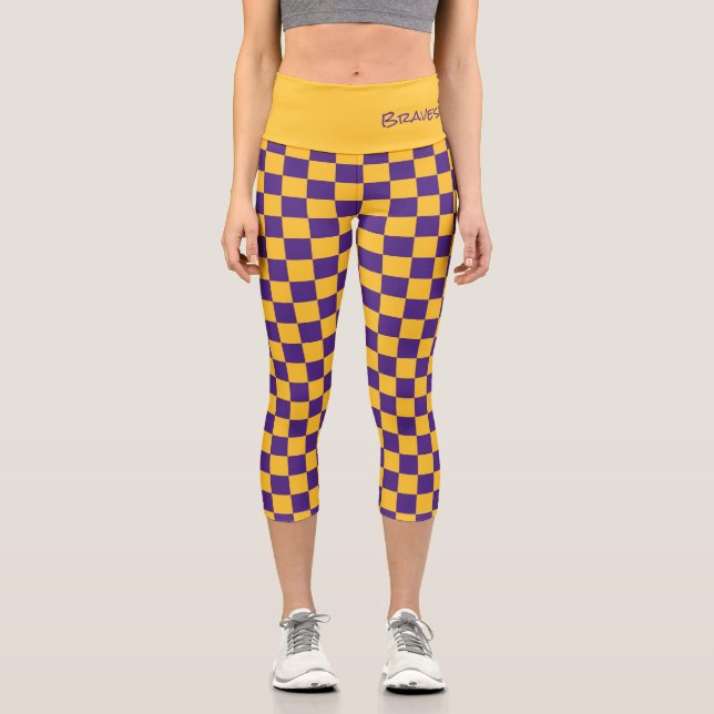 Leggings Capri Ventilateurs de sport Couleurs de l'équipe Nom Gol (Recto)