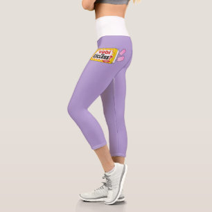 Leggings Capri Veux-tu un Cicless ? Design Rétro Turinois Nostalg