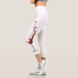 Leggings Capri Vin amusant Lover Rouge Blanc lunettes Splash<br><div class="desc">Cette conception peut être personnalisée en choisissant l'option personnaliser pour ajouter du texte ou apporter d'autres modifications. Si ce produit a la possibilité de transférer la conception à un autre article, s'il vous plaît assurez-vous d'ajuster la conception pour s'adapter si nécessaire. Contactez-moi à colorflowcreations@gmail.com si vous souhaitez avoir cette conception...</div>