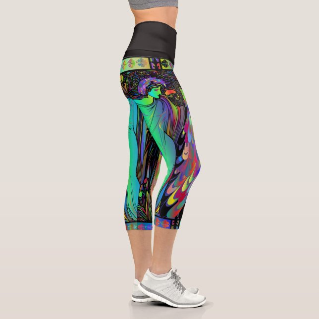 Leggings Capri Vitraux Classiques (Droite)