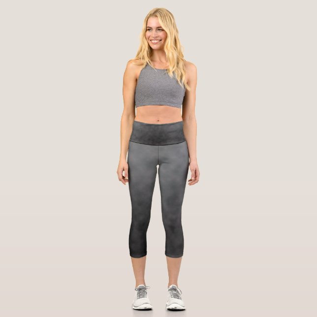 Leggings Capri Voile de Charbon (Recto)