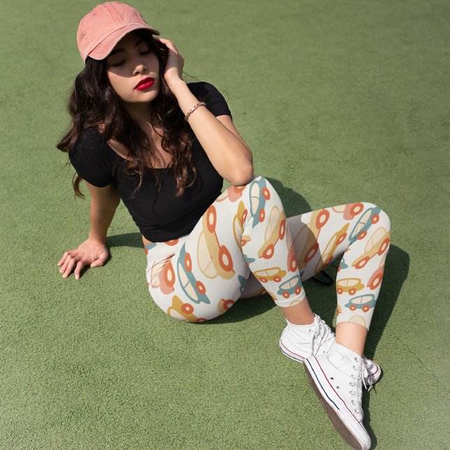 Leggings Capri Voitures rétro pour enfants (Créateur téléchargé)