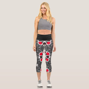 Leggings Capri Volume seize kaléidoscope art deux