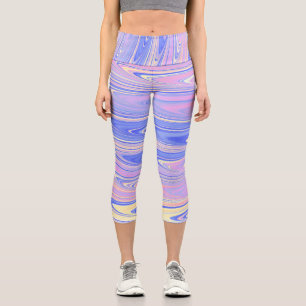 Leggings Capri Wavy Pastel