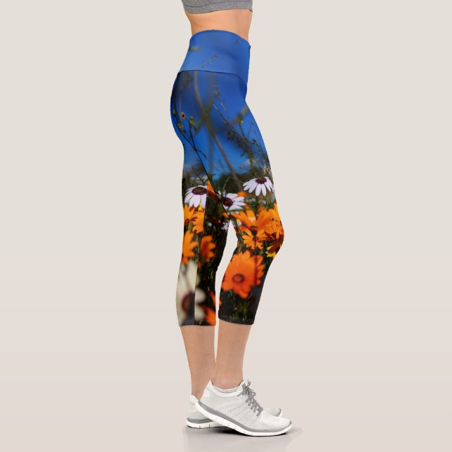 Leggings Capri Wild Namaqualand fleurs florales (Droite)