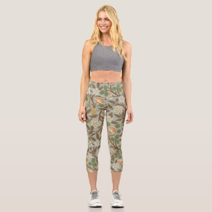 Leggings Capri William Morris Clover Fleur botanique