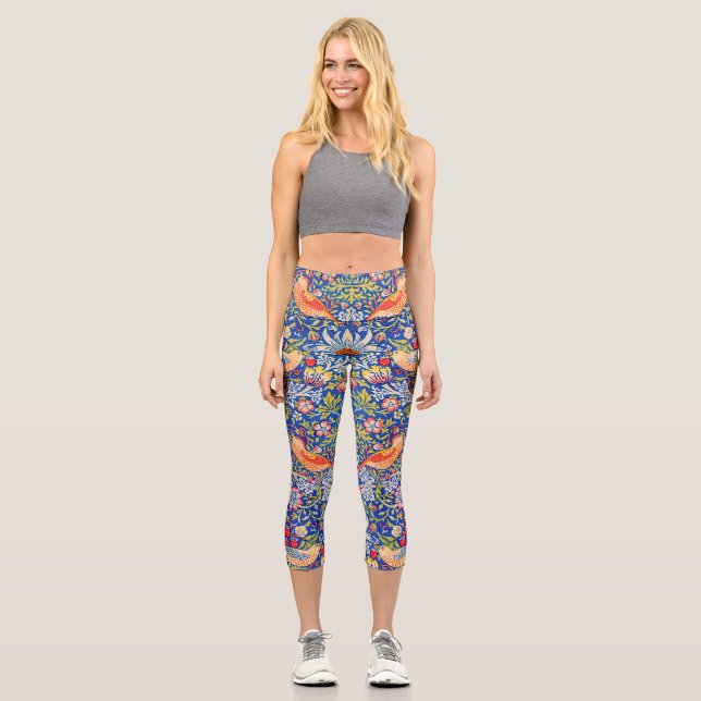 Leggings Capri William Morris Fraise voleur célèbre tableau (Recto)