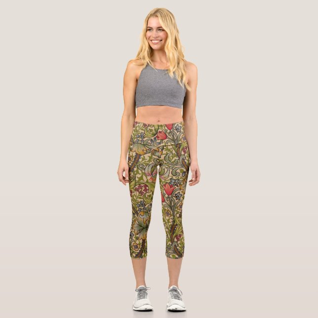 Leggings Capri William Morris Golden Lily (Recto)