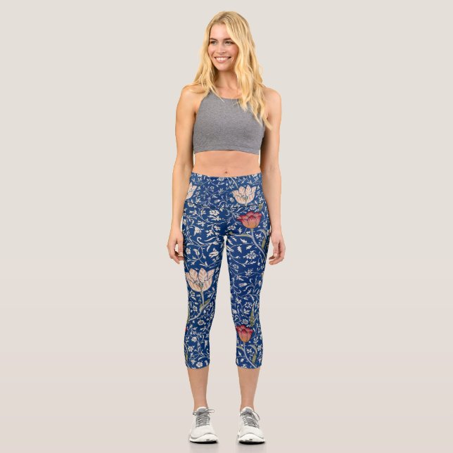 Leggings Capri William Morris Motif Medway (Recto)
