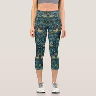 Leggings Capri William Morris Oiseaux et motifs floraux