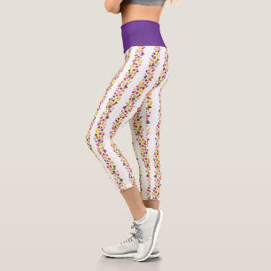 Leggings Capri Willy Wonka Lickable Motif de fond d'écran