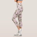 Leggings Capri Wizard of Oz™ Wicked Witch™ Crystal Ball Pattern<br><div class="desc">Add a touch of wickedly whimsical charm to your collection with this enchanting, vintage-inspired pattern featuring iconic characters from The Wizard of Oz. Showcasing the mysterious Wicked Witch alongside her winged monkeys, magical crystal ball, swirling skies, and hourglasses, this design captures the darker, spellbinding side of the beloved classic. The...</div>