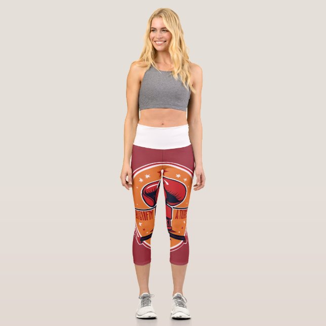 Leggings Capri "Yoga Bliss : votre chemin vers la paix intérieure (Recto)
