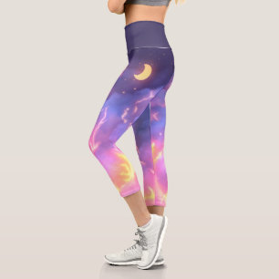 Leggings Capri Yoga Capris clair et trouble