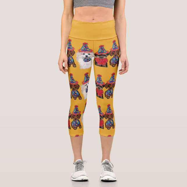 Leggings Capri Yorkie Poo  (Recto)