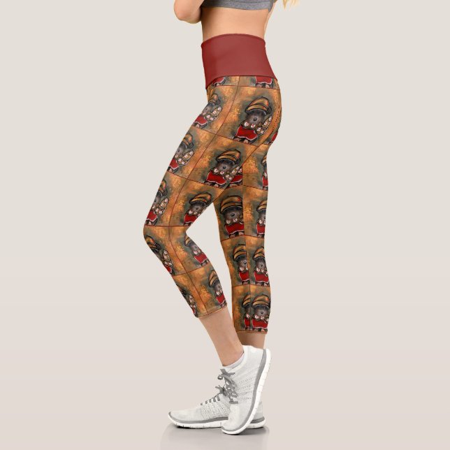 Leggings Capri Yorkie Poo  (Gauche)