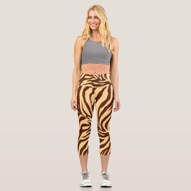 Leggings Capri zèbre 2 (Recto)